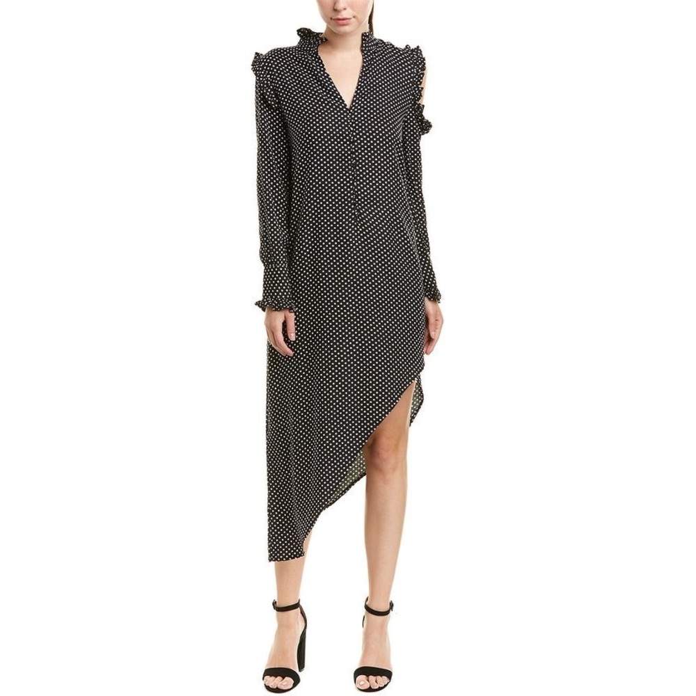 NWT | Walter Baker Asymmetrical Rowan Midi Dress